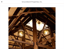 Tablet Screenshot of groundworkproperties.com